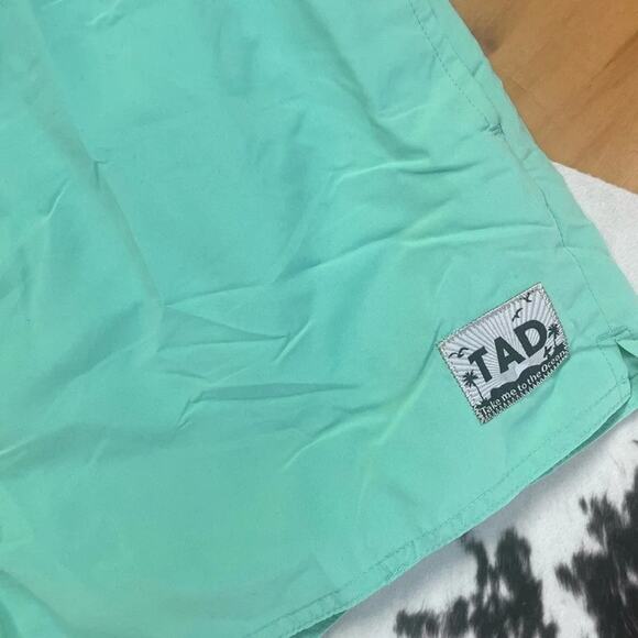 Taddlee Men’s Size US Large Mint Green Swim Trunks Shorts - Picture 2 of 4